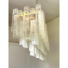  SimoEng Luxury Italian Rectangular Square Murano Glass Gold Chandelier by Simoeng - 4718615