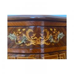  SimoEng Mid 20th Century Italian Inlaid Bedside Table - 3233373