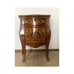  SimoEng Mid 20th Century Italian Inlaid Bedside Table - 3233374