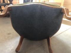  SimoEng Mid 20th Century Italian Style Armchairs and Sofa in Walnut Wood Carved - 2830629