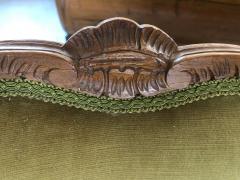  SimoEng Mid 20th Century Italian Style Armchairs and Sofa in Walnut Wood Carved - 2830640