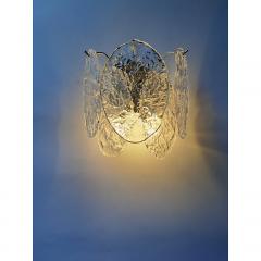  SimoEng Mid Century Modern Style Nuvoletta Murano Style Glass Disc Wall Sconce - 4030481