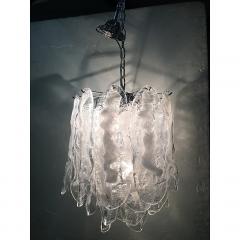  SimoEng Modern Murano Glass Fiamma Italian Chandelier in Venini Style - 4209339