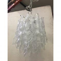  SimoEng Modern Murano Glass Fiamma Italian Chandelier in Venini Style - 4209341