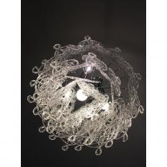 SimoEng Modern Murano Glass Ragnatela Italian Chandelier in Venini Style - 4209350
