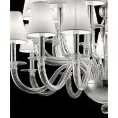  SimoEng Monumental Modern Transparent Murano Glass Chandelier by Simoeng for Simoeng - 4685465