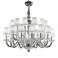  SimoEng Monumental Modern Transparent Murano Glass Chandelier by Simoeng for Simoeng - 4685467