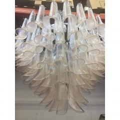  SimoEng Monumental Murano Glass Selle Light Pink Italian Sputnik Chandelier - 4209025