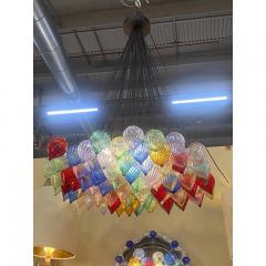  SimoEng Multicolored Murano Style Glass Drops Chandelier by Simoeng - 3966789