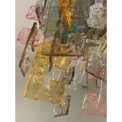  SimoEng Multicolors Handmade C Chandelier Murano Glass Style in Venini Style - 3602538