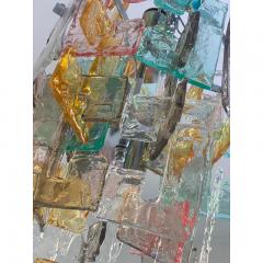  SimoEng Multicolors Handmade C Chandelier Murano Glass Style in Venini Style - 3602542