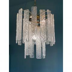 SimoEng Murano Glass Chandelier With Hammered Strips Listelli by Simoeng - 4030411