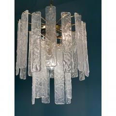 SimoEng Murano Glass Chandelier With Hammered Strips Listelli by Simoeng - 4030415