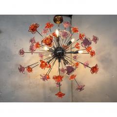  SimoEng Murano Glass Flowers Italian Sputnik Chandelier - 4209210