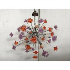  SimoEng Murano Glass Flowers Italian Sputnik Chandelier - 4209211