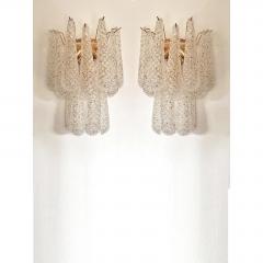  SimoEng Murano Glass Gold Wall Sconces by Simoeng Set of 2 - 4685603