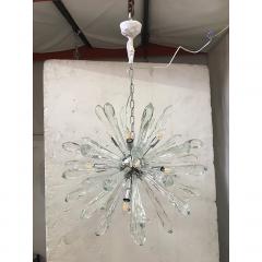  SimoEng Murano Glass Ice Clear Sputnik Italian Chandelier - 4209089