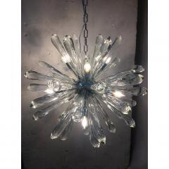  SimoEng Murano Glass Ice Clear Sputnik Italian Chandelier - 4209094