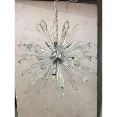  SimoEng Murano Glass Ice Clear Sputnik Italian Chandelier - 4209096