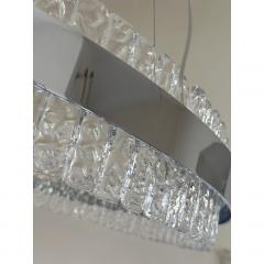  SimoEng Murano Glass Pendant Chandelier Hammered Clear - 4209276