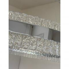  SimoEng Murano Glass Pendant Chandelier Hammered Clear - 4209277