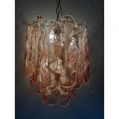  SimoEng Murano Glass Spider Sputnik Chandelier in Pink and White - 3599228