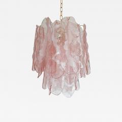  SimoEng Murano Glass Spider Sputnik Chandelier in Pink and White - 3603078