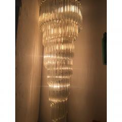  SimoEng Murano Glass Sputnik Quadriedro Spyral Italian Chandelier - 4209317