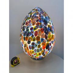  SimoEng Murano Glass Style Venetian Multicolored Millefiori Murrine Table Lamp - 3867831