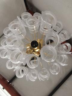  SimoEng Murano Glass Virgola Venini Style Multicolor Chandelier - 2825117