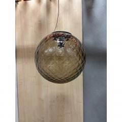  SimoEng Murano Style Glass Balloton Fume Pendant Sphere - 4086788