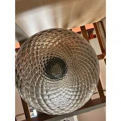  SimoEng Murano Style Glass Balloton Fume Pendant Sphere - 4086792