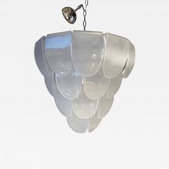  SimoEng Murano Style Glass Kromo With Frosted Leaves Chandelier - 4087403