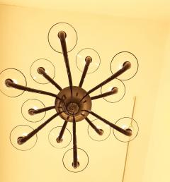  SimoEng Murano glass black 6 6 lights custom colors and sizes - 2639019