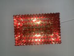  SimoEng Murano glass flush mount italian light Quadriedo cut 45 degree quadriedo - 2762935