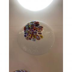  SimoEng Murrine Sphere in Murano Style Glass With Multicolored Wall Sconce - 4086713