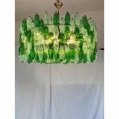  SimoEng Oversized Murano Glass Poliedro Chandelier in Burnished Venini Style - 4754845