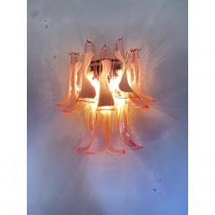  SimoEng Pink Murano Glass Selle Wall Sconces in Mazzega Style A Pair - 3443965