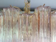  SimoEng Pink Murano Glass Style Tronchi Venini Chandelier - 2827613