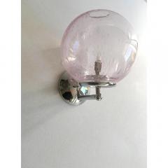  SimoEng Pink Pulegoso Murano Glass Wall Sconces by Simoeng Set of 2 - 4685660