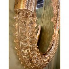  SimoEng Rostrato Murano Style Glass Wall Mirror in Barovier Style - 4086721
