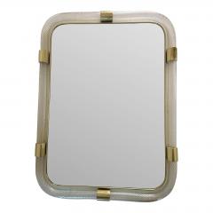  SimoEng Scenographic Italian Torciglione Torchon Murano Glass Wall Mirror by Simoeng - 4706359