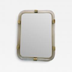  SimoEng Scenographic Italian Torciglione Torchon Murano Glass Wall Mirror by Simoeng - 4707956