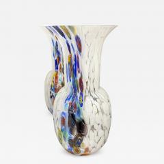  SimoEng Set of 2 Contemporany Vases Murrine Sphere in Murano Style Glass - 3347906