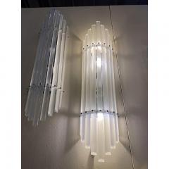  SimoEng Set of 2 Sanded Murano Glass Bars Wall Sconces in Dec Style - 3535042