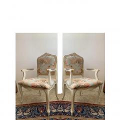  SimoEng Set of Two Contemporary Ivory and Pink Floral Chairs - 3366899