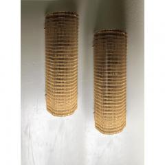  SimoEng Set of Two Contemporary Smoked Diamanted Rectangular Murano Glass Wall Sconces - 3612396
