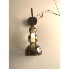  SimoEng Set of Two Contemporary Smoked in Black Nickel Wall Sconces - 3634548