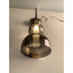  SimoEng Set of Two Contemporary Smoked in Black Nickel Wall Sconces - 3634554