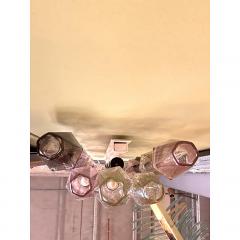  SimoEng Set of Two Contemporary Wall Sconces With Multicolored Poliedri Murano Glass - 4086652